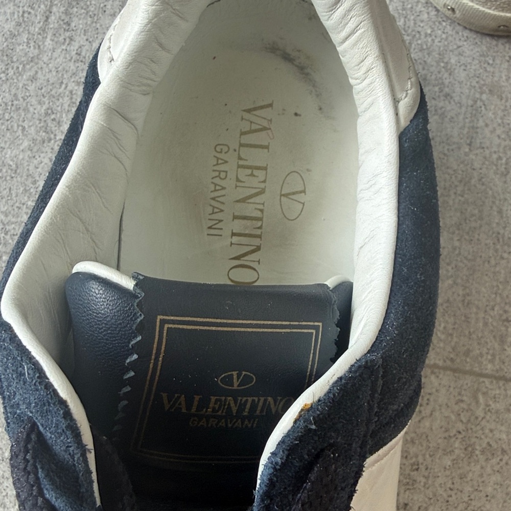 Valentino Garavani navy and white sneakers size 36 in navy and white - Picture 3 of 11